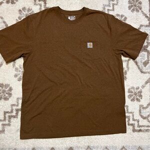 Carhartt Men's Brown T-Shirt loose fit size XL